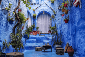 The blue city of Morocco